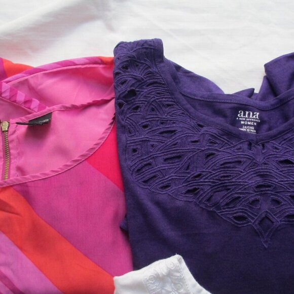 Manager Jeans Size 20 Womens Blouse Tops Summer Fall Bundle Size 3X - Picture 9 of 16